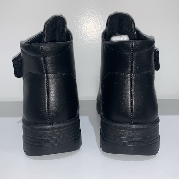 ELASTIC BAND BLACK ANKLE BOOTS - Picture 7 of 7